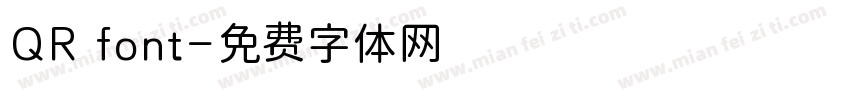 QR font字体转换